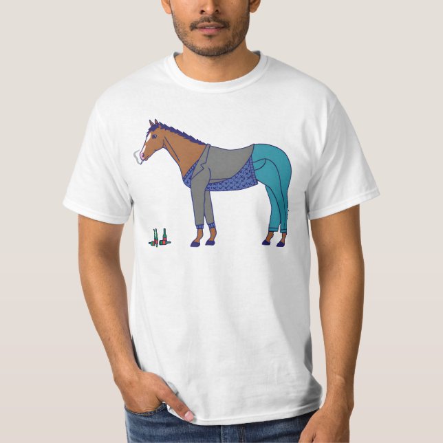 " Horsin' Around - Bojack Horseman" T-Shirt (Vorderseite)