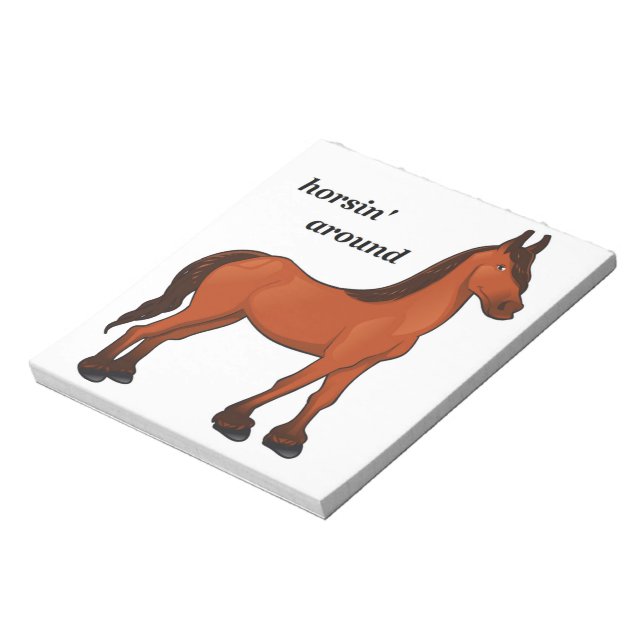 HORSIN' RUND NOTIZBLOCK (Rotiert)