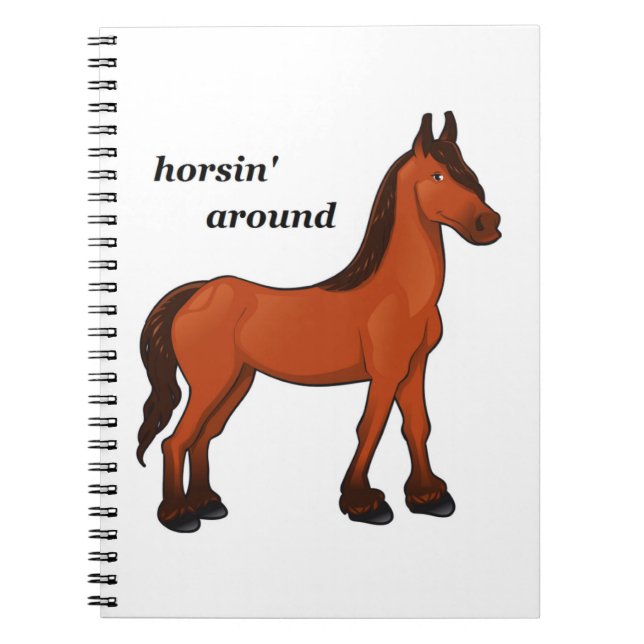 HORSIN' RUND NOTIZBLOCK (Vorderseite)