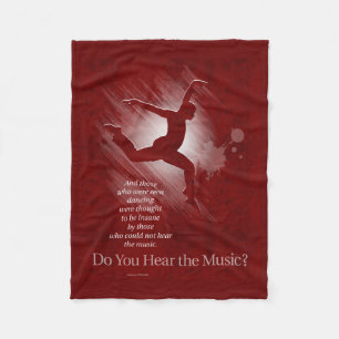 Hörst du die Musik? Fleecedecke
