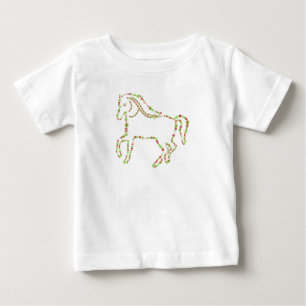 Horst Lover Tierweihnachtsfest, Weihnachtsbauernho Baby T-shirt