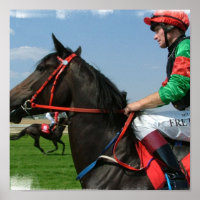 Horst und Jockey Poster Print