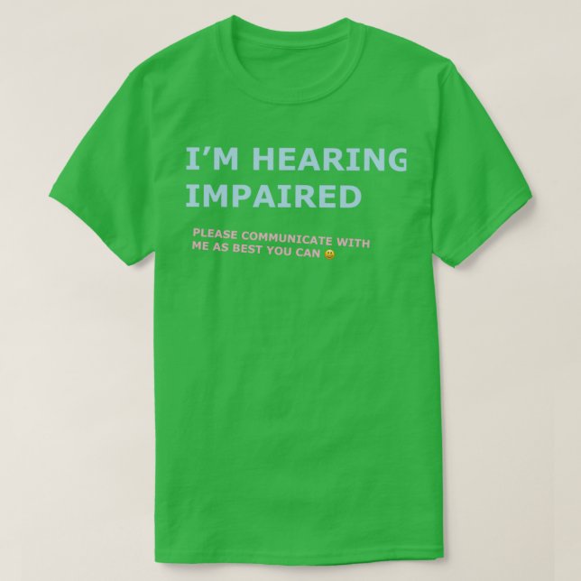 Hörstörungen 5 T-Shirt (Design vorne)