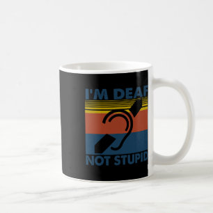Hörstörungen Asl Gebärdensprache Ich bin tot nicht Kaffeetasse