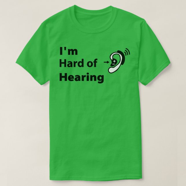 Hörstörungen Ix27m Hörhart T-Shirt (Design vorne)