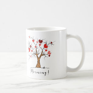 Hört auf einem Baum Gute Morgenstunden Tasse