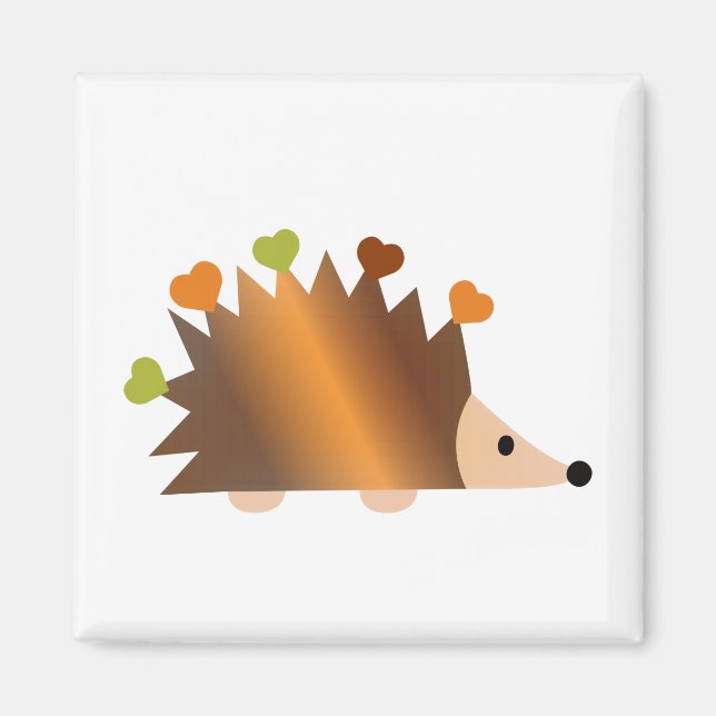 Hört auf einem Igel Magnet (Vorne)