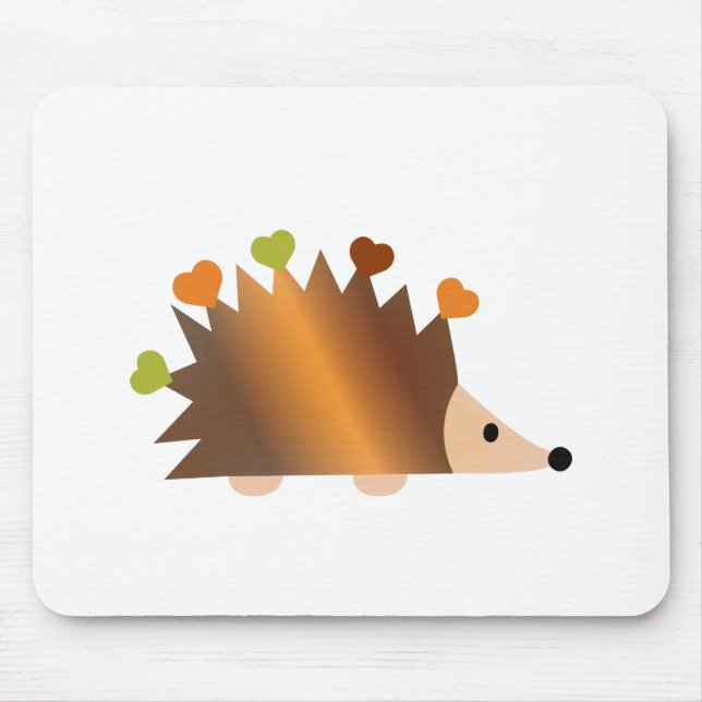 Hört auf einem Igel Mousepad (Vorne)