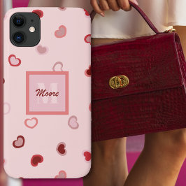 Hört auf Pastellrosa in Rosa bis Rot Ombre Case-Mate iPhone Hülle
