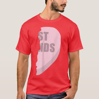 Hört den besten Freund Ts Matching Beste Freundin T-Shirt