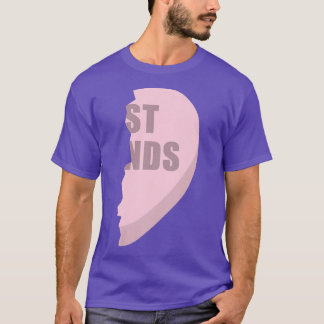 Hört die besten Freunde Ts Matching Beste Freundin T-Shirt