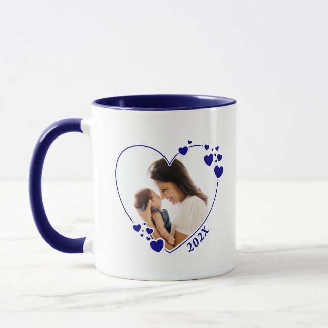 Hört Foto Frame Tasse Navy Blue (Links)