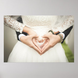Hört in unseren Händen Hochzeit Poster