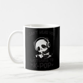 Hört nicht auf Kpop Panda K-Pop Merch Kaffeetasse