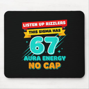 Hört zu, Rizzlers, dieses Sigma hat 67 Aura-Energi Mousepad