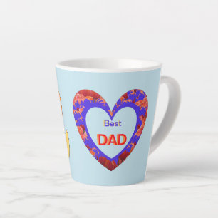 Hört zu. Text BEST VATER Latte Tasse