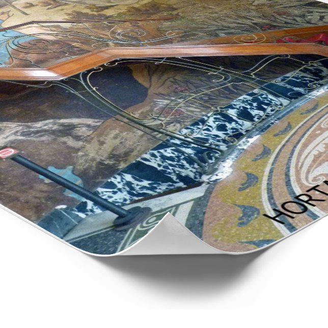 Horta House Brüssel Poster (Ecke)