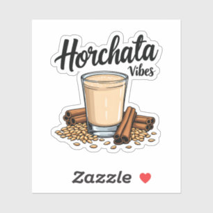 Hortacha Vibes Spanish Mexican Drink Lovers Aufkleber