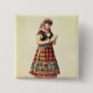 Hortense Schneider Button