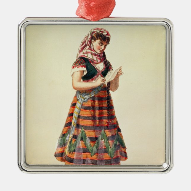 Hortense Schneider Ornament Aus Metall (Vorne)