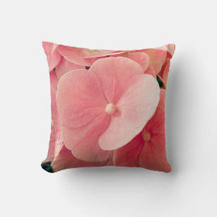 Hortensia Hydrangea rosa pastellfarbene Blume Kissen