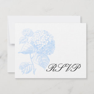 Hortensie FORMALLE HOCHZEITSEINLADUNG RSVP Karte