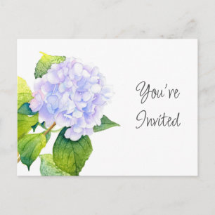 Hortensie Postkarte