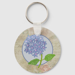 Hortensie Schlüsselanhänger