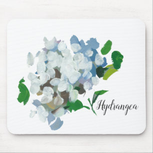 Hortensie Wasserfarbe Mousepad