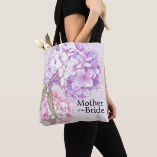 Hortensien-Blume Mutter der Braut Personalisiert Tasche
