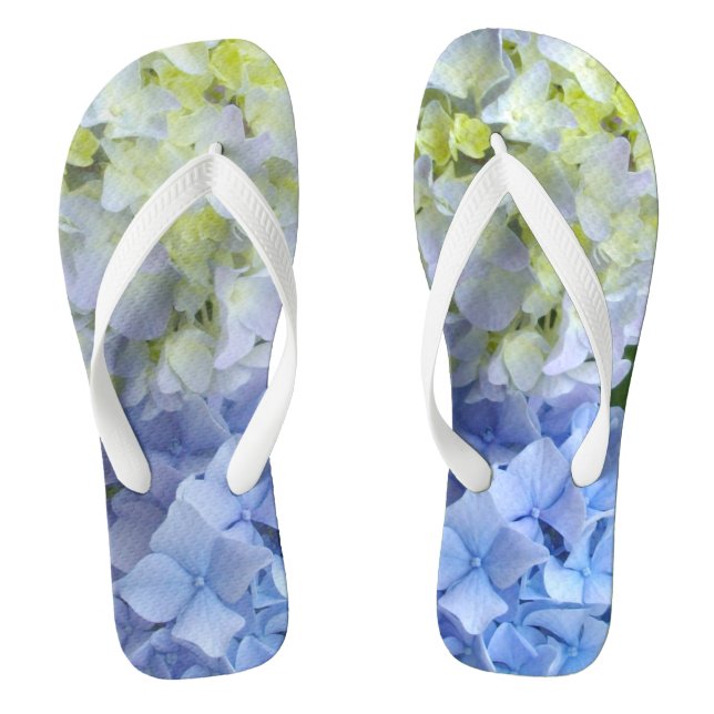 Hortensien Flip Flops (Fußbett)