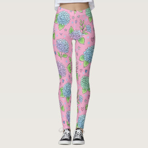 Hortensienblüte Leggings