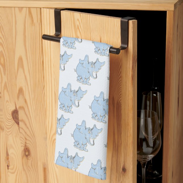 Horton Hears A Who | Horton Distressed Geschirrtuch (Drittel gefaltet)