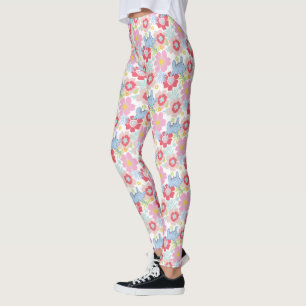 Horton hört A Who   Muster der Blume Pastel Leggings