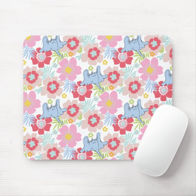 Horton hört A Who | Muster der Blume Pastel Mousepad (Mit Mouse)