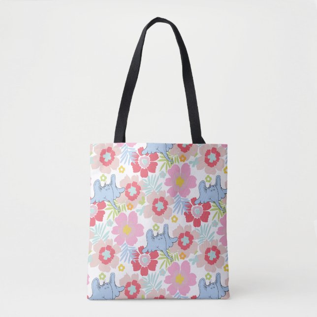 Horton hört A Who | Muster der Blume Pastel Tasche (Vorderseite)