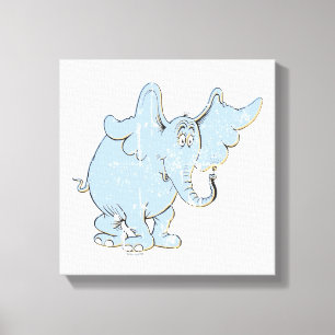 Horton Hört Ein Hu   Horton Bedrängt Leinwanddruck
