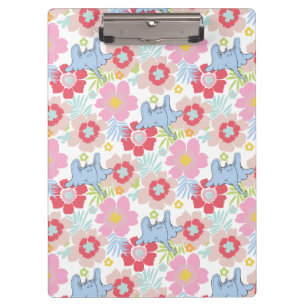 Horton Hört Ein Hu Pastell-Blumenmuster Klemmbrett