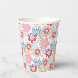 Horton Hört Ein Hu   Pastell-Blumenmuster Pappbecher