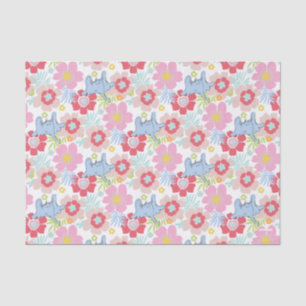 Horton hört ein Hu   Pastell-Blumenmuster Seidenpapier