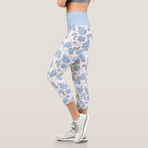 Horton Hört Ein Who-Affen-Muster Capri Leggings