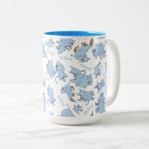 Horton Hört Ein Who-Affen-Muster Zweifarbige Tasse