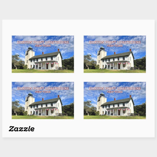 Horton Lighthouse, New York Stickers (Blatt)