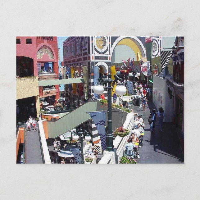 Horton Plaza, San Diego Postkarte (Vorderseite)
