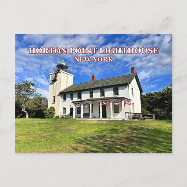 Horton Point Lighthouse, New York Postcard Postkarte (Vorderseite)
