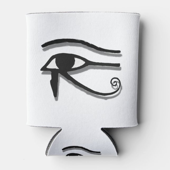 Horus Ägyptische Symbolfarbe Zeichnend Auge Dosenkühler (Vorderseite)