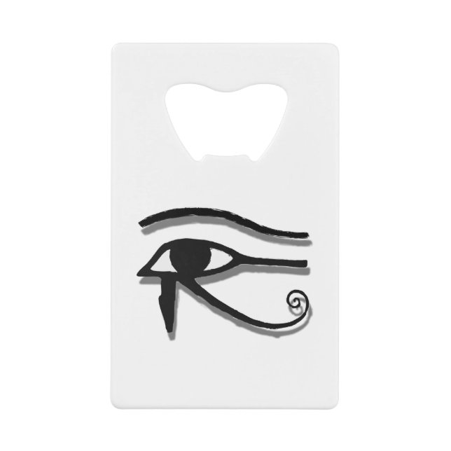 Horus Ägyptische Symbolfarbe Zeichnend Auge Geldbeutel Flaschenöffner (Vorderseite)