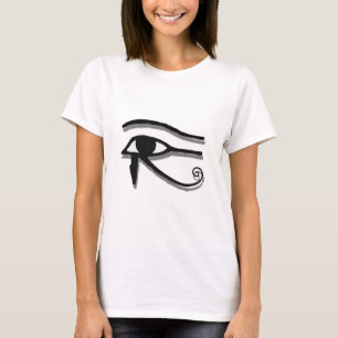 Horus Ägyptische Symbolfarbe Zeichnend Auge T-Shirt