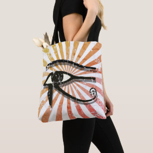 Horus ägyptisches Symbol Retro Sun Tasche