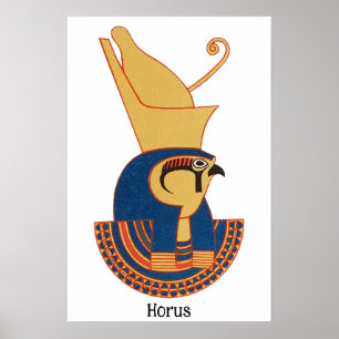 Horus Alter ägyptischer Gott Poster